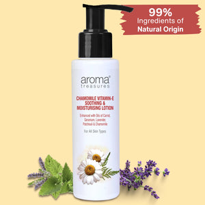 Aroma Treasures Chamomile Vitamin-E Soothing & Moisturizing Lotion - 100ml
